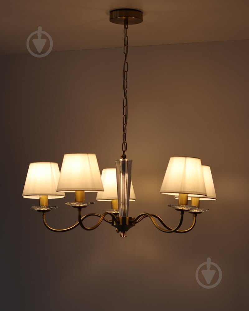 Люстра Edlin Moren 5x12 Вт E14 PL321167-5 - фото 4 Люстра Edlin Moren 5x12 Вт E14 PL321167-5 - фото 4