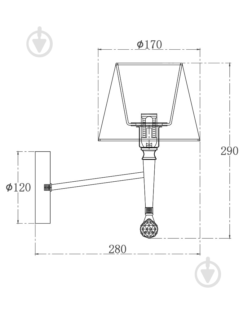 Бра Edlin Natano 12 Вт E14 хром PL321168W-1 - фото 8 Бра Edlin Natano 12 Вт E14 хром PL321168W-1 - фото 8