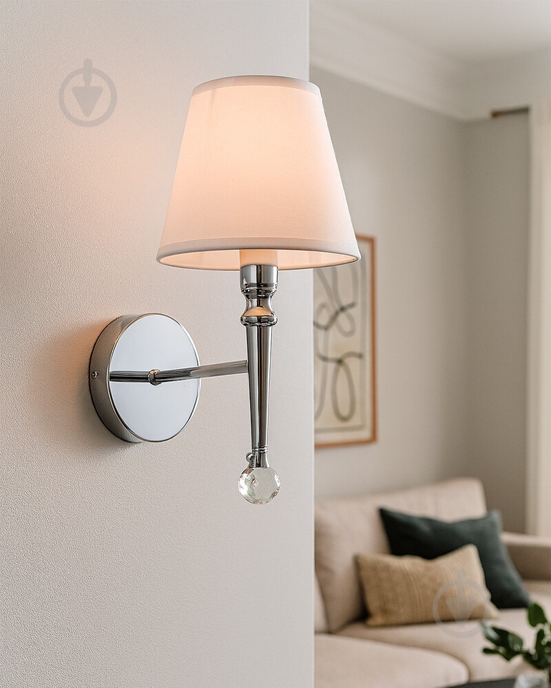 Бра Edlin Natano 12 Вт E14 хром PL321168W-1 - фото 2 Бра Edlin Natano 12 Вт E14 хром PL321168W-1 - фото 2