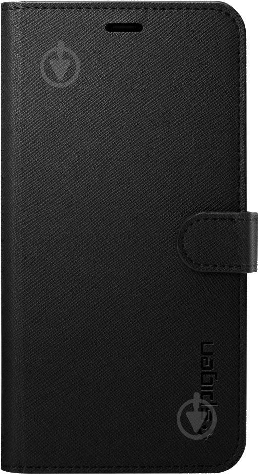 Чехол Spigen Wallet S Saffiano Black для Apple iPhone 11 - фото 1 Чехол Spigen Wallet S Saffiano Black для Apple iPhone 11 - фото 1