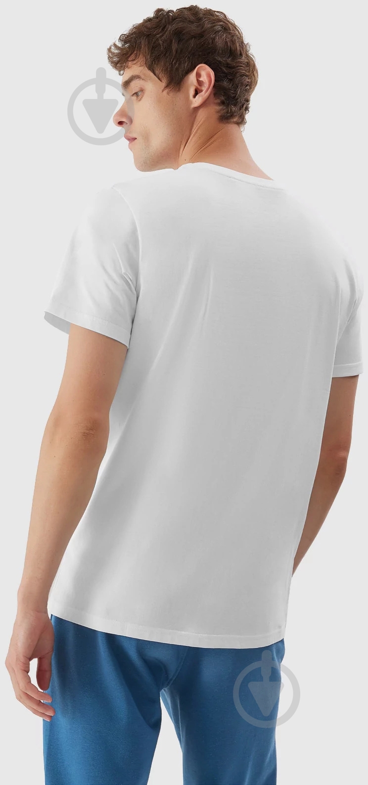 Футболка 4F 4FAW23TTSHM0876-10S р.M белый - фото 2 Футболка 4F 4FAW23TTSHM0876-10S р.M белый - фото 2