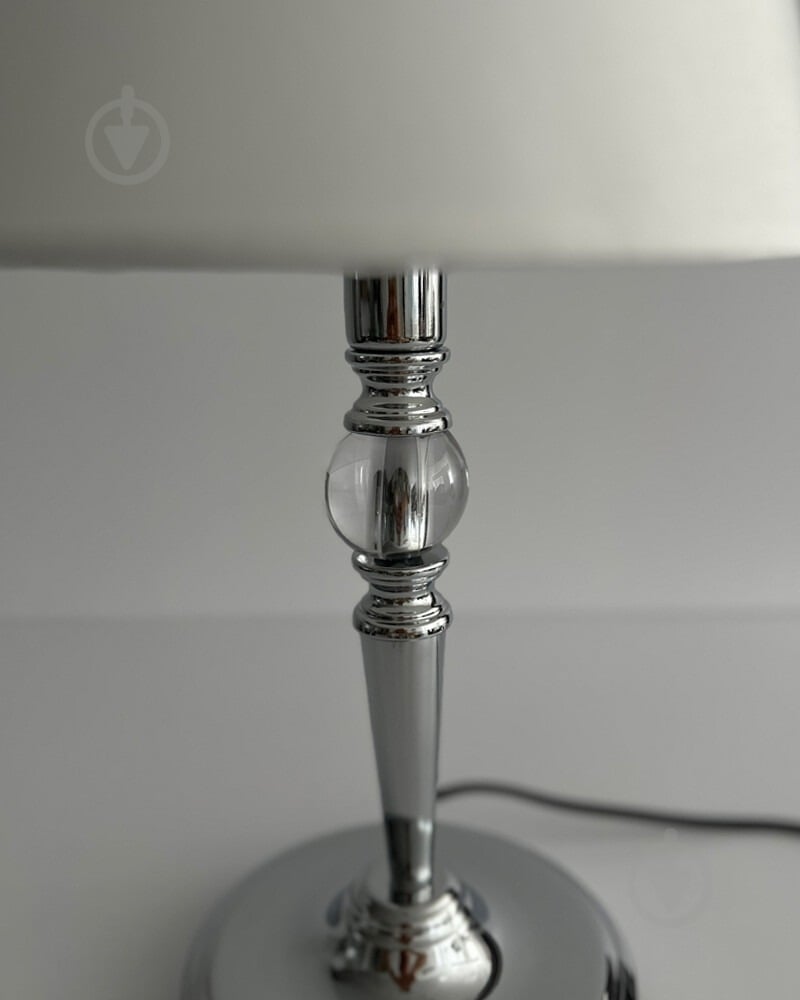 Настільна лампа Edlin Natano 1x12 Вт E14 хром PL321168T-1 - фото 3