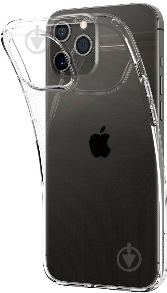 Чехол Spigen Crystal Flex Crystal Clear для Apple iPhone 12Apple iPhone 12 Pro - фото 3