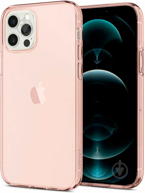 Чехол Spigen Crystal Flex Rose Crystal для Apple iPhone 12Apple iPhone 12 Pro - фото 4