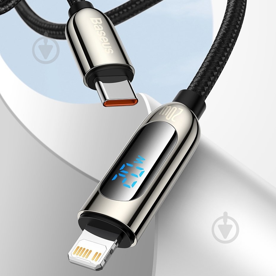 Кабель BASEUS 1 м черный (CATLSK-01) - фото 2