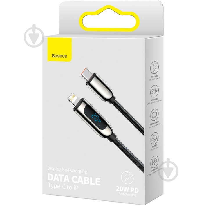 Кабель BASEUS 1 м черный (CATLSK-01) - фото 6