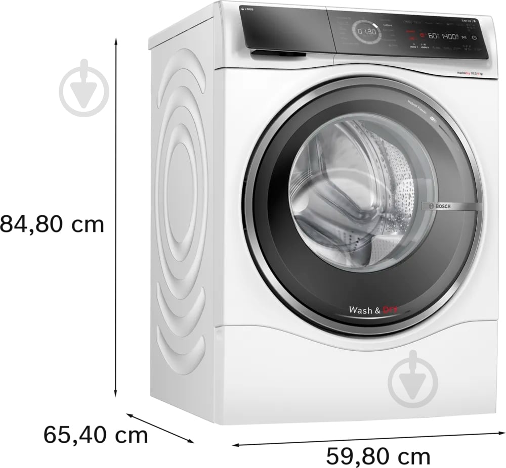 Пральна машина із сушкою Bosch WNC254A0ME - фото 2