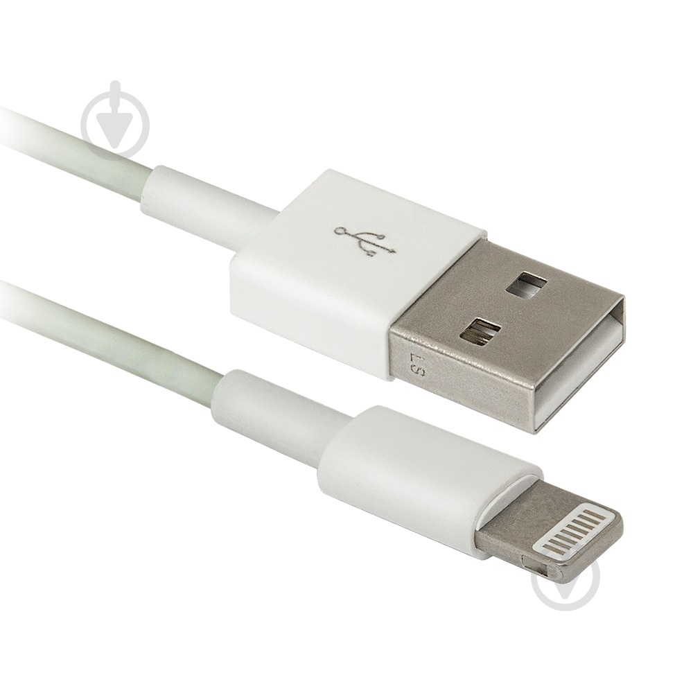 Кабель Defender 1 м белый (87650) - фото 1 Кабель Defender 1 м белый (87650) - фото 1