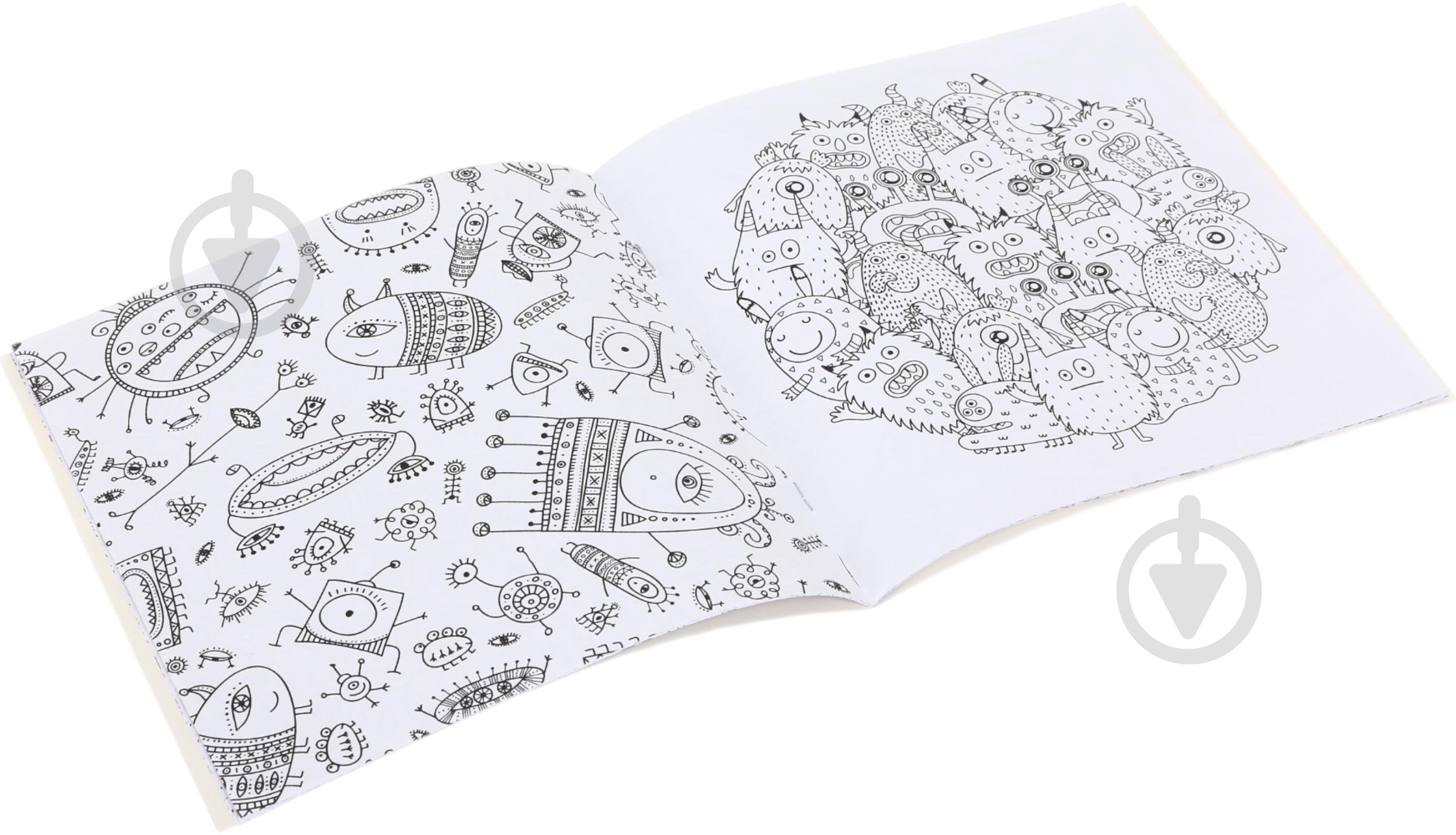 Раскраска-антистресс «200х200 мм 12 листов (Р049)» - фото 2