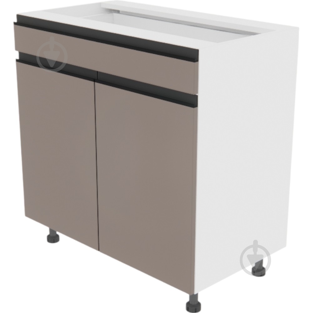 Тумба нижня Софі ( Н 80 ДШ FAVORIT) глиняний сірий/білий Світ Меблів - фото 1 Тумба нижня Софі ( Н 80 ДШ FAVORIT) глиняний сірий/білий Світ Меблів - фото 1