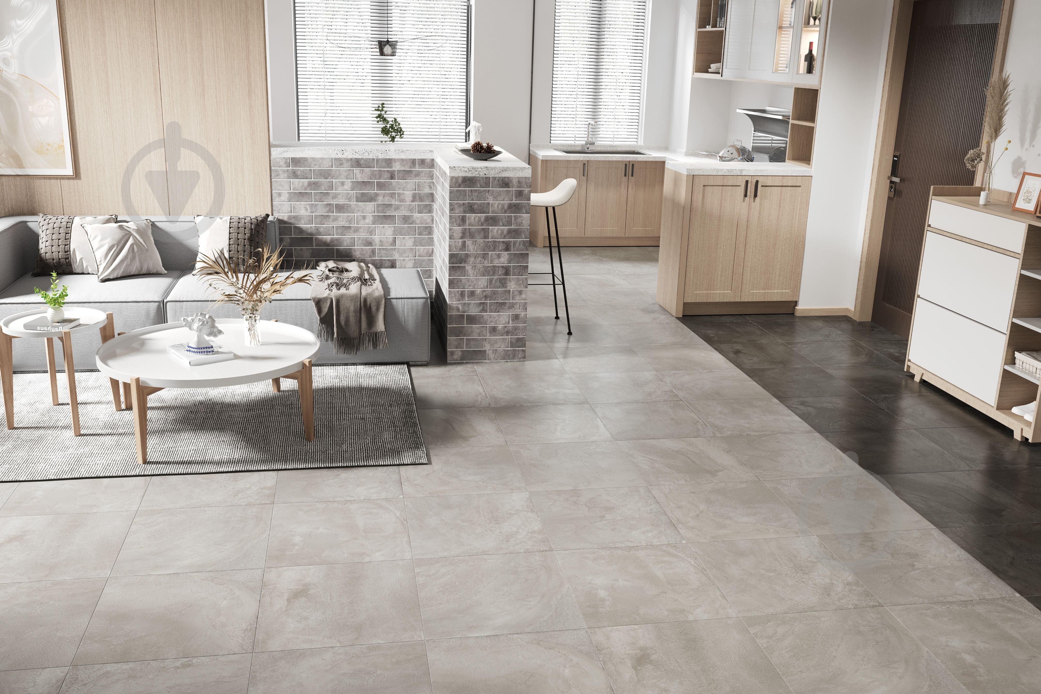 Плитка Allore Group Vulcano Grey F P NR Mat 47x47 см - фото 7