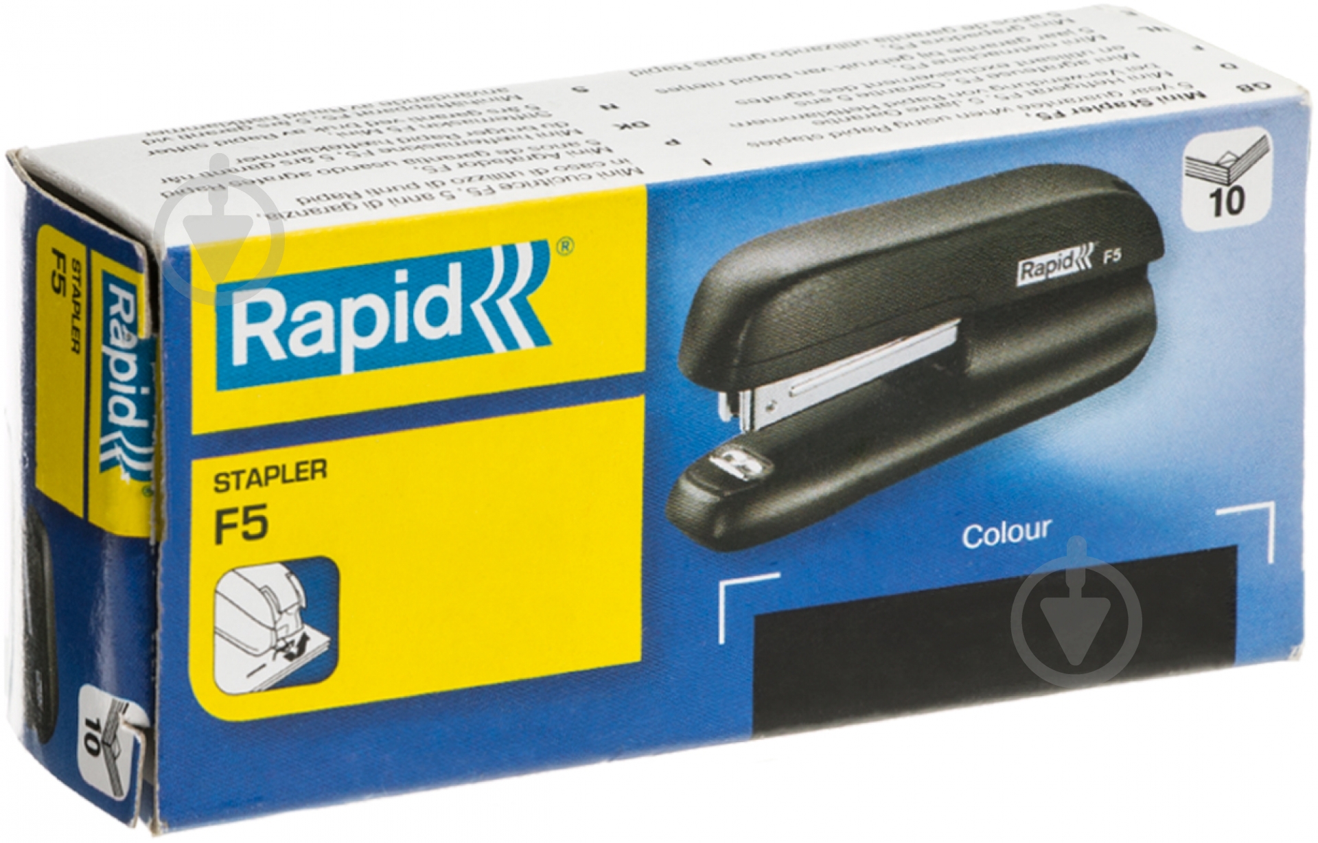 Степлер F5 mini чорний Rapid - фото 2
