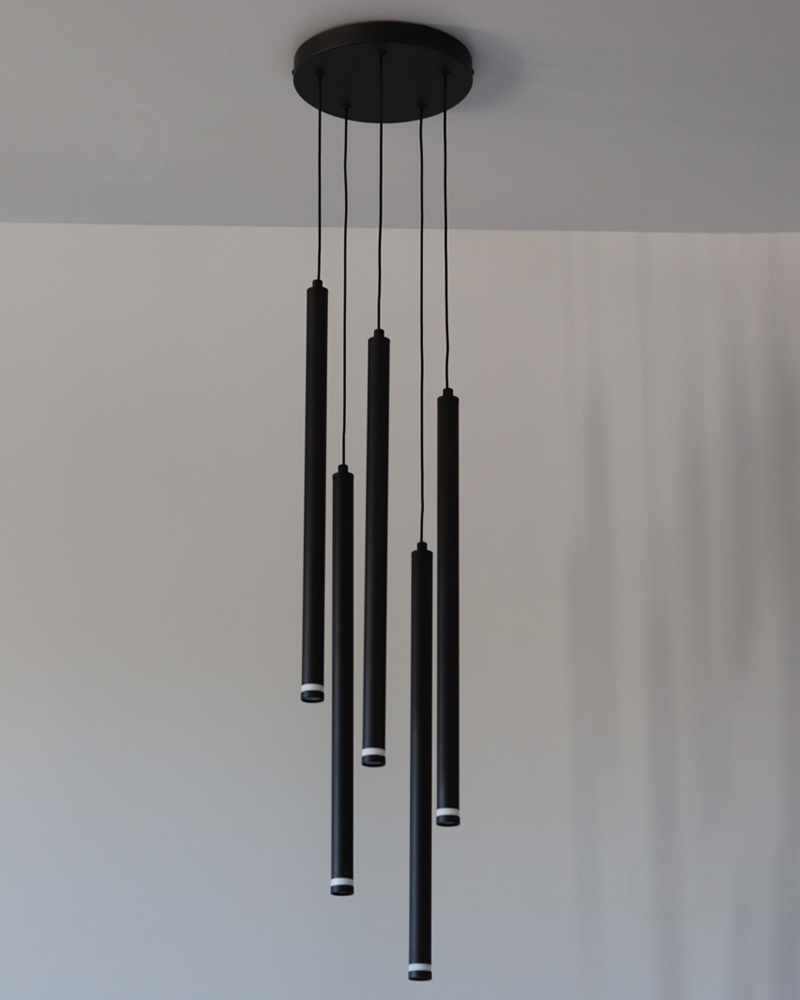 Світильник підвісний Edlin Locus 5x10 Вт G9 PLP2412-5B - фото 2 Світильник підвісний Edlin Locus 5x10 Вт G9 PLP2412-5B - фото 2