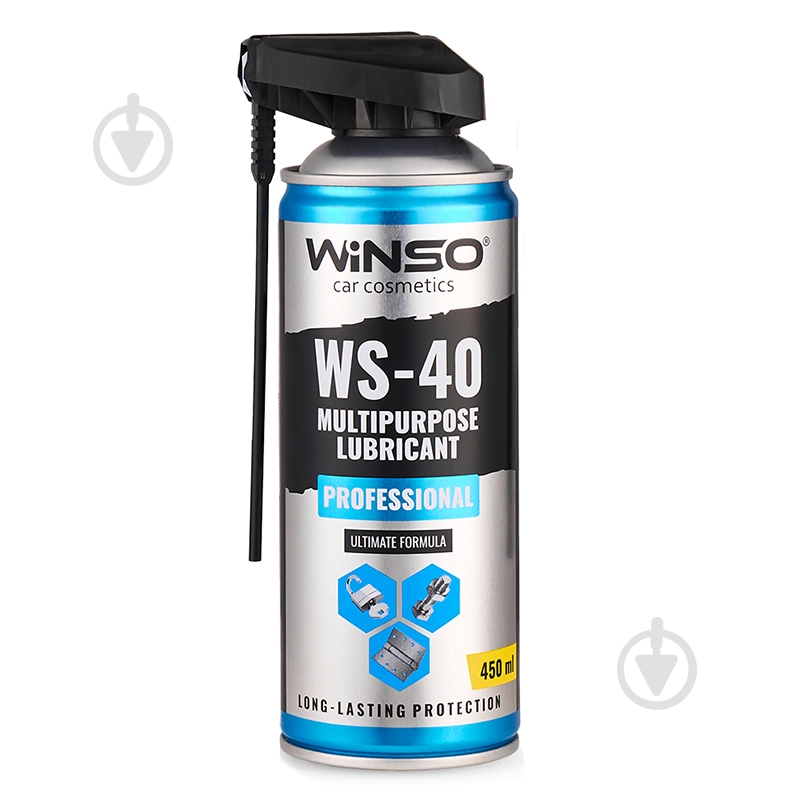Смазка универсальная WINSO MULTIPURPOSE LUBRICANT WS-40 830210 450 мл - фото 1 Смазка универсальная WINSO MULTIPURPOSE LUBRICANT WS-40 830210 450 мл - фото 1