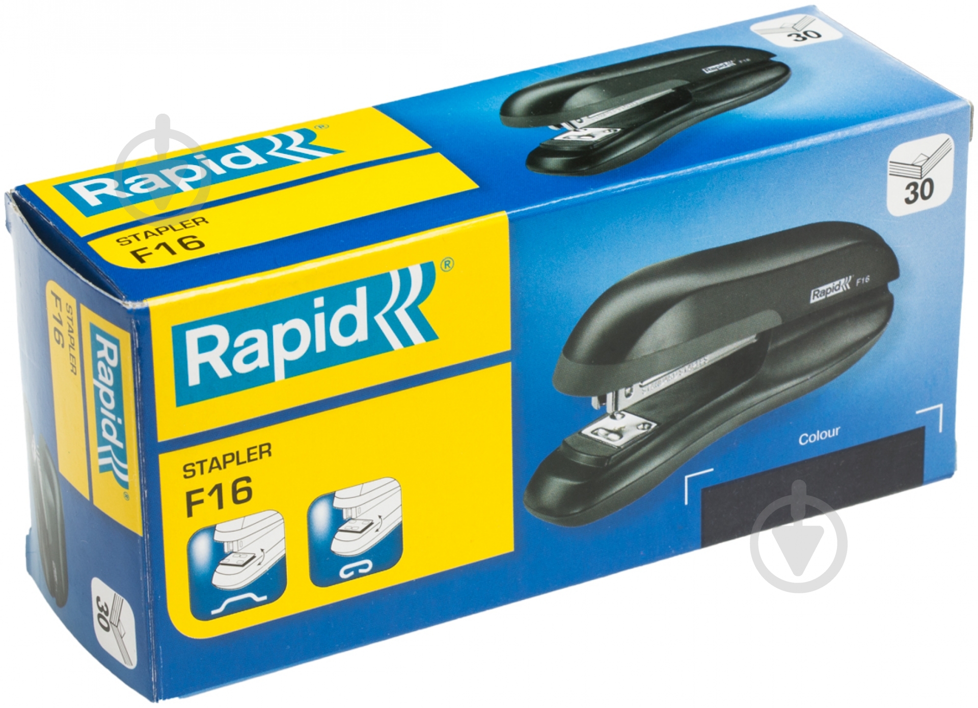 Степлер F16 №24/6 26/6 черный Rapid - фото 2 Степлер F16 №24/6 26/6 черный Rapid - фото 2