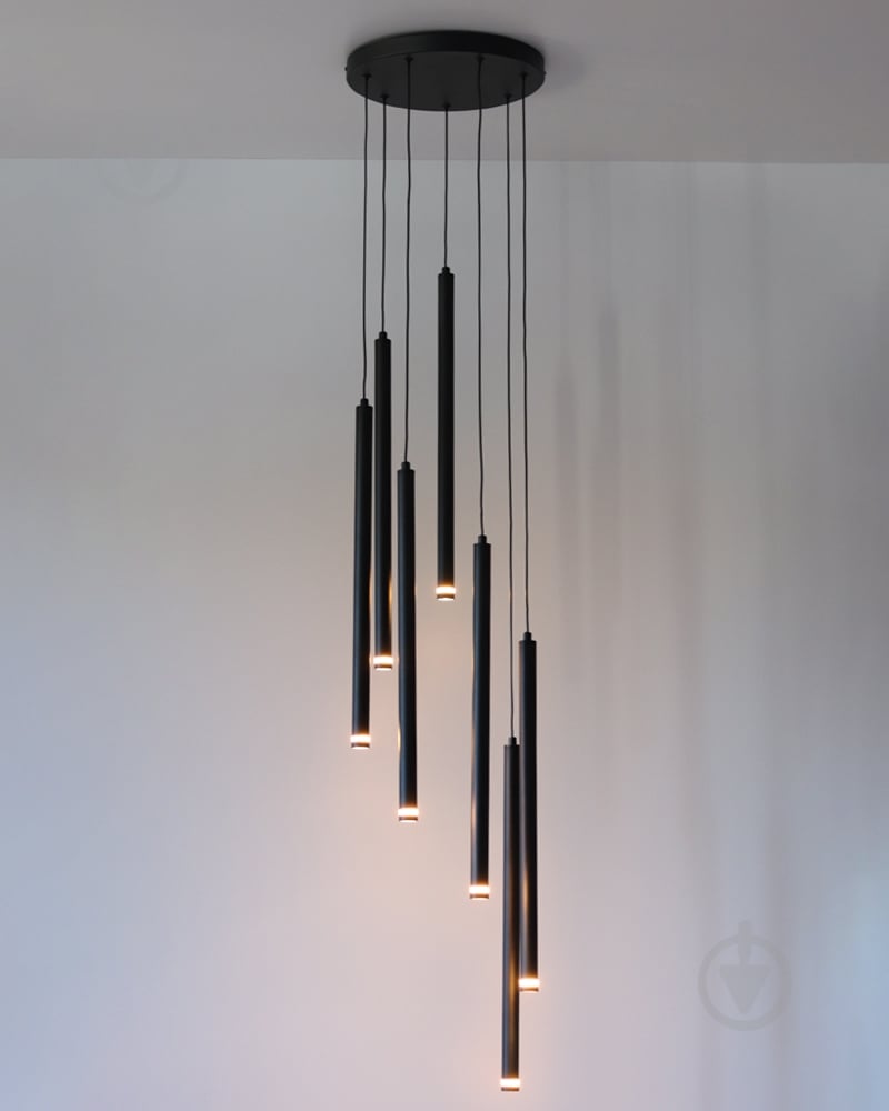 Світильник підвісний Edlin Locus 7x10 Вт G9 PLP2412-7B - фото 3 Світильник підвісний Edlin Locus 7x10 Вт G9 PLP2412-7B - фото 3