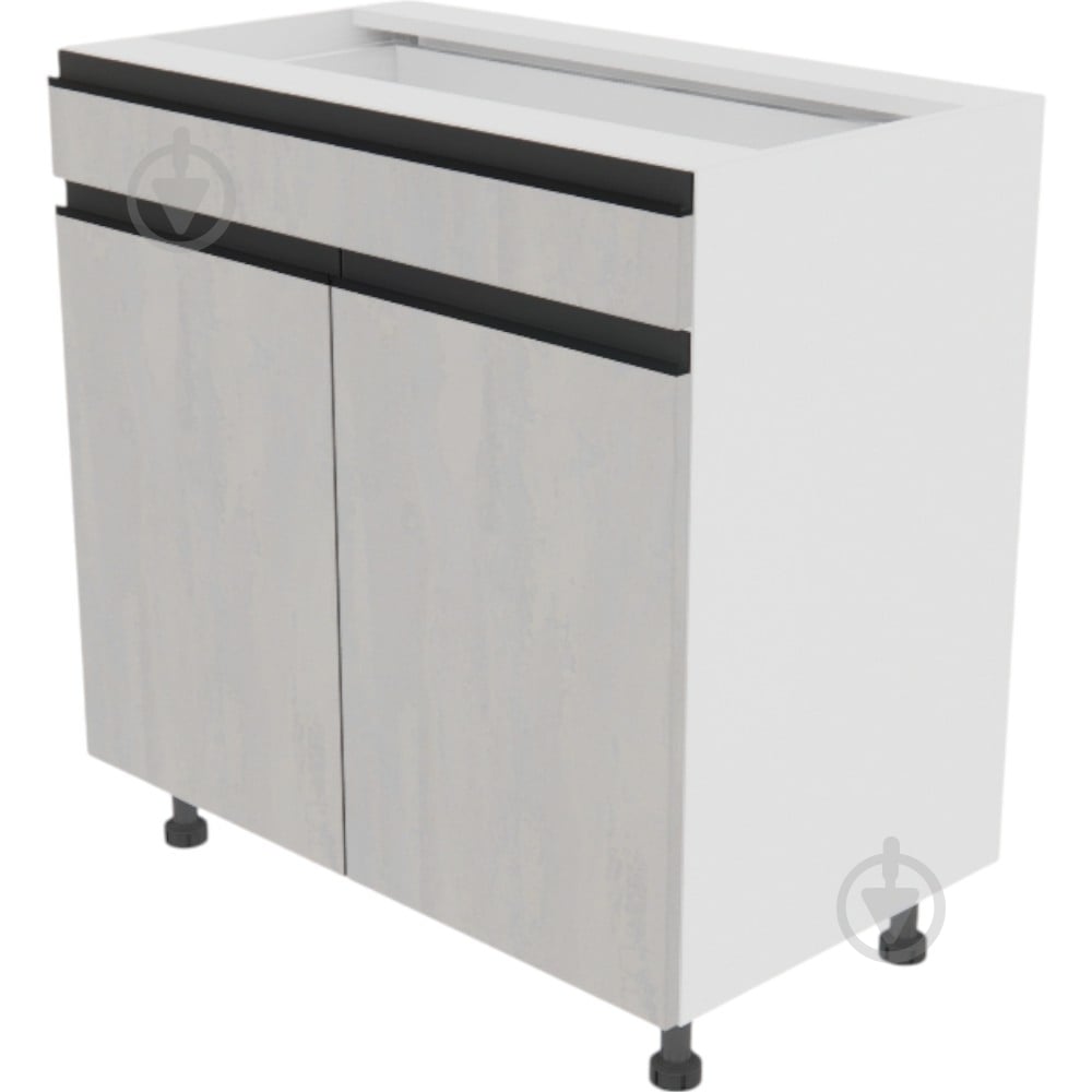 Тумба нижня Софі ( Н 80 ДШ FAVORIT) шовковий камінь/білий Світ Меблів - фото 1 Тумба нижня Софі ( Н 80 ДШ FAVORIT) шовковий камінь/білий Світ Меблів - фото 1