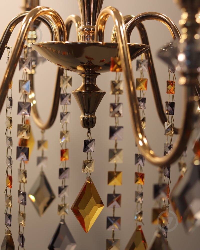 Люстра Edlin Vanessa 6x12 Вт E14 PL2416-6 - фото 6 Люстра Edlin Vanessa 6x12 Вт E14 PL2416-6 - фото 6