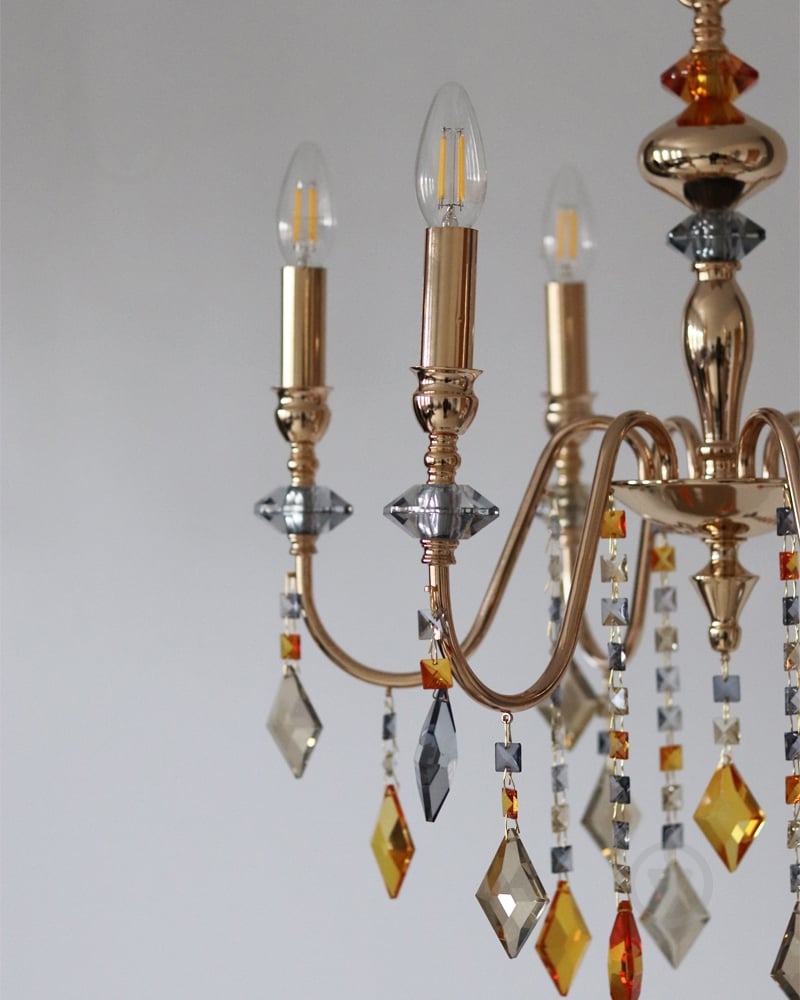 Люстра Edlin Vanessa 6x12 Вт E14 PL2416-6 - фото 3 Люстра Edlin Vanessa 6x12 Вт E14 PL2416-6 - фото 3