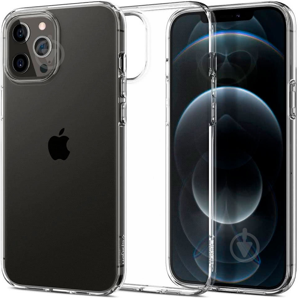 Чехол Spigen Liquid Crystal Crystal Clear для Apple iPhone 12Apple iPhone 12 Pro - фото 6
