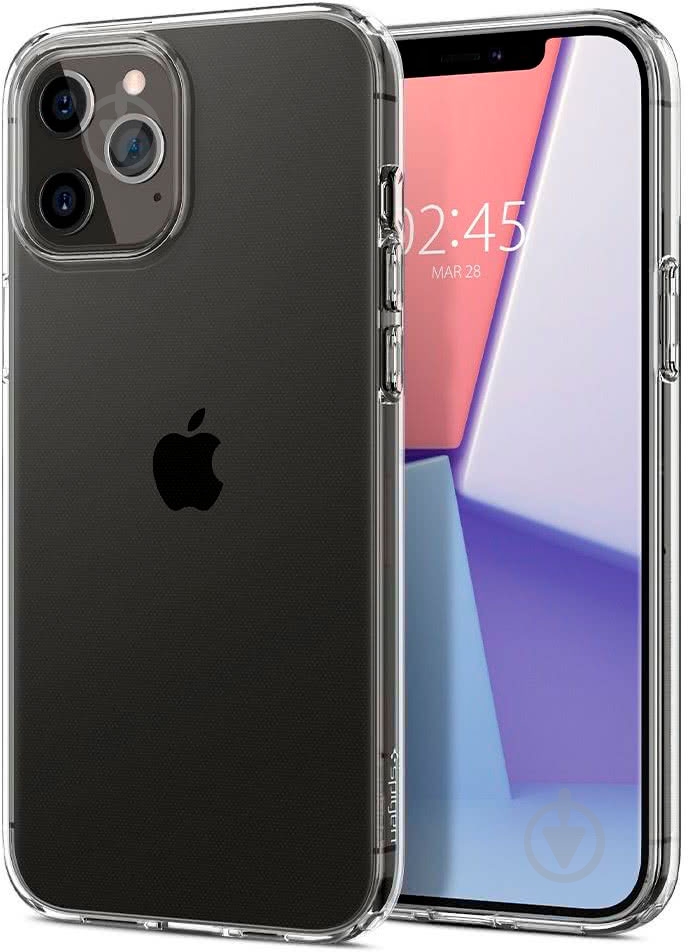 Чехол Spigen Liquid Crystal Crystal Clear для Apple iPhone 12Apple iPhone 12 Pro - фото 3