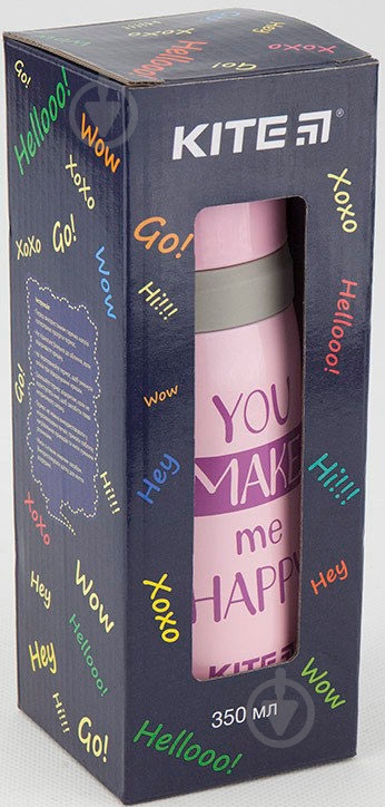 Термос KITE 350 мл рожевий - фото 2 Термос KITE 350 мл рожевий - фото 2