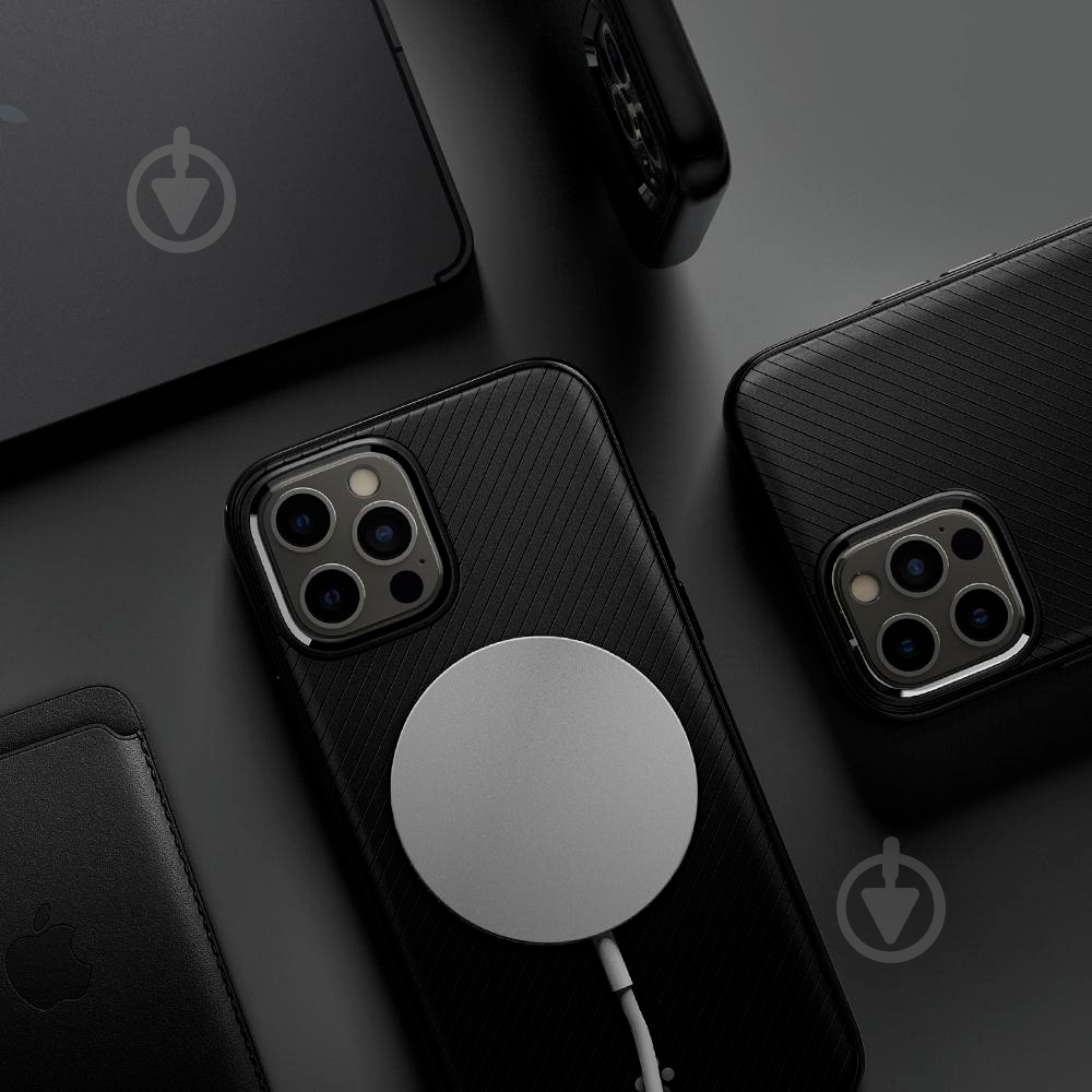 Чехол Spigen Mag Armor Black для Apple iPhone 12Apple iPhone 12 Pro - фото 9