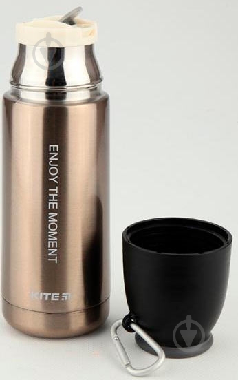 Термос KITE 350 мл золотой перламутровый - фото 2 Термос KITE 350 мл золотой перламутровый - фото 2