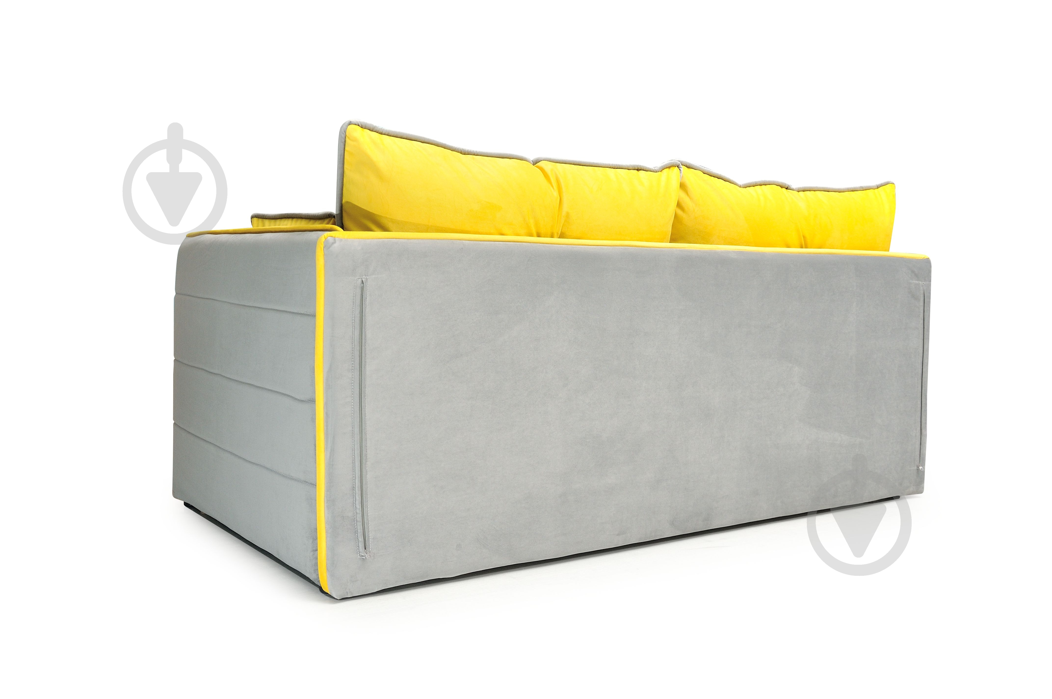 Тахта ZENIt Джеррі велюр темно-сірий / жовтий 1790x1030x730 мм - фото 11