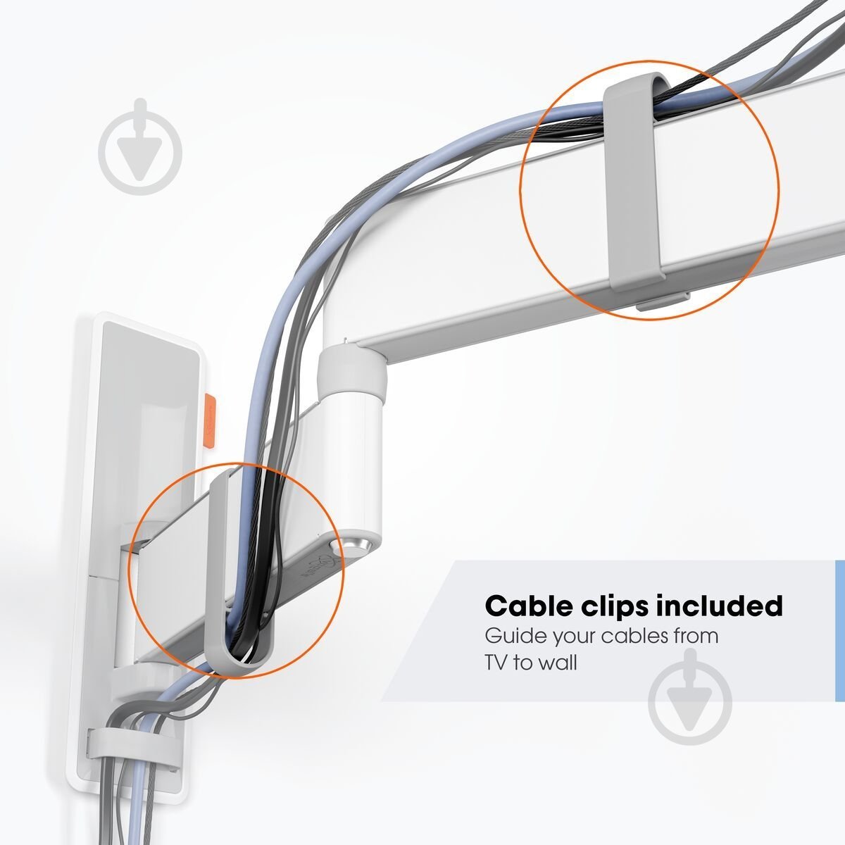 Кронштейн Vogels TVM 3443 поворотно-похилі 32"-65" білий - фото 10 Кронштейн Vogels TVM 3443 поворотно-похилі 32"-65" білий - фото 10