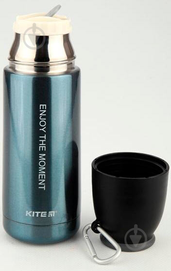 Термос KITE 350 мл зеленый перламутровый - фото 2