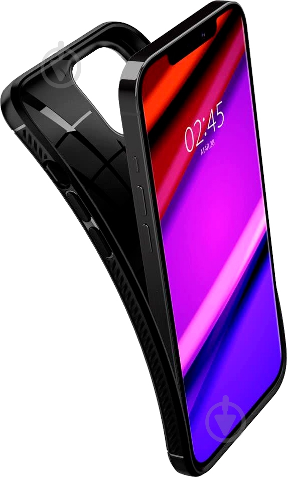 Чехол Spigen Rugged Armor Matte Black для Apple iPhone 12Apple iPhone 12 Pro - фото 4