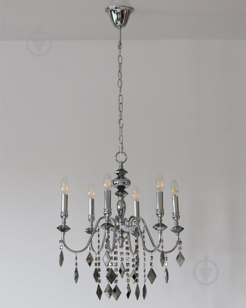 Люстра Edlin Vanessa 6x12 Вт E14 PL2417-6 - фото 2