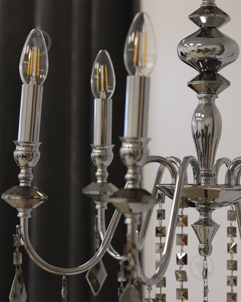 Люстра Edlin Vanessa 6x12 Вт E14 PL2417-6 - фото 3