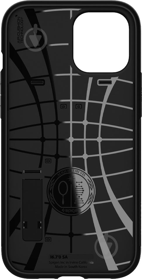 Чохол Spigen Slim Armor Black для Apple iPhone 12Apple iPhone 12 Pro - фото 2