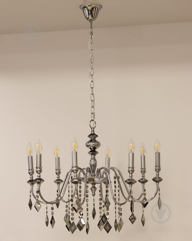 Люстра Edlin Vanessa 8x12 Вт E14 PL2417-8 - фото 2