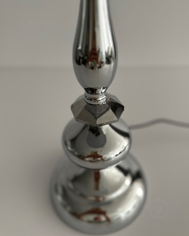 Настільна лампа Edlin Vanessa 1x12 Вт E14 хром PL2417-1T - фото 3 Настільна лампа Edlin Vanessa 1x12 Вт E14 хром PL2417-1T - фото 3