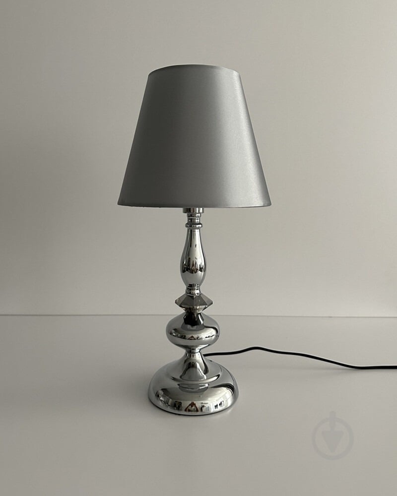 Настільна лампа Edlin Vanessa 1x12 Вт E14 хром PL2417-1T - фото 2 Настільна лампа Edlin Vanessa 1x12 Вт E14 хром PL2417-1T - фото 2