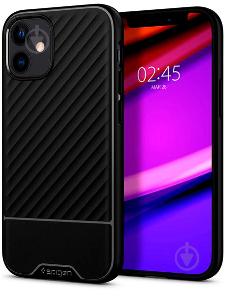 Чехол Spigen Core Armor Matte Black для Apple iPhone 12 Mini - фото 3