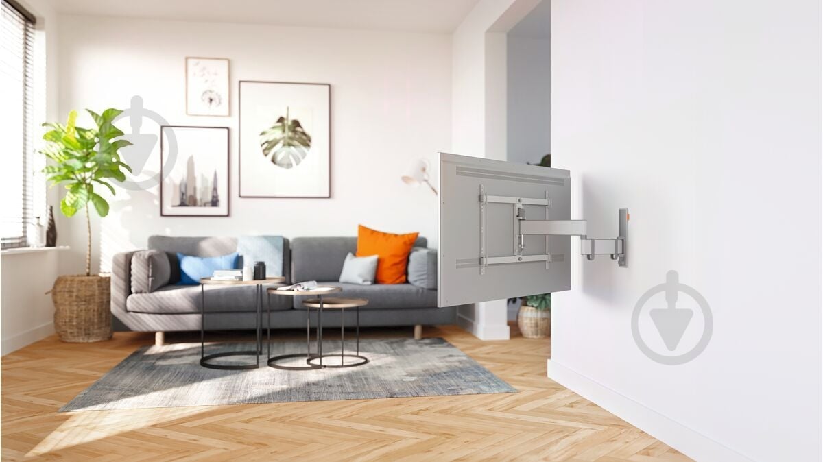 Кронштейн Vogels TVM 3643 поворотно-похилі 40"-77" білий - фото 13