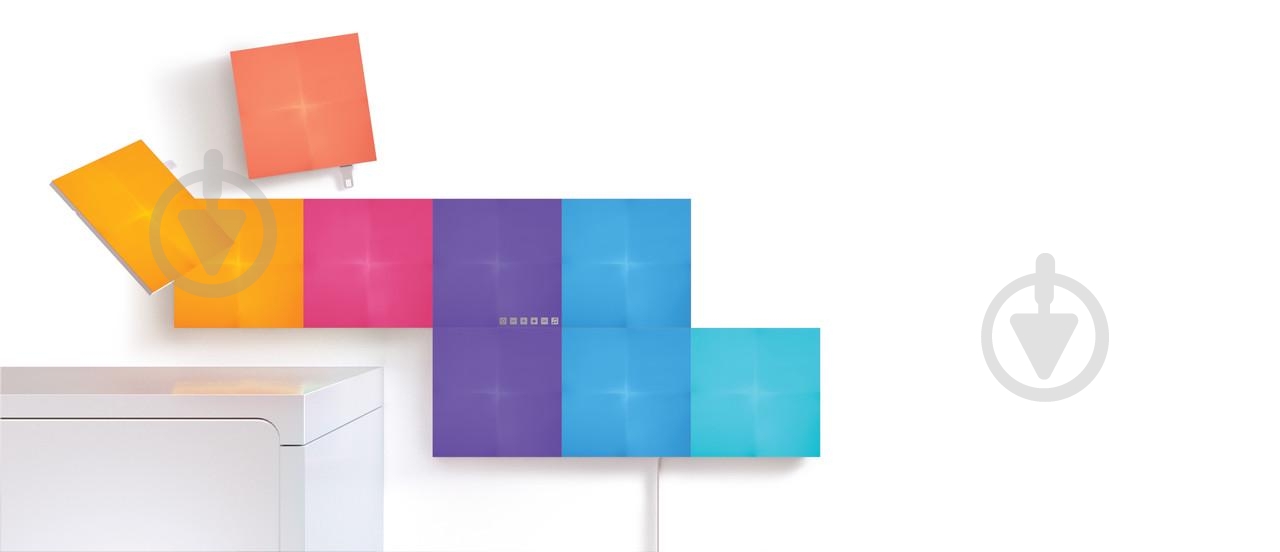 Светильник светодиодный Nanoleaf Canvas Smarter Kit (NL29-0002SW-9PK) - фото 4