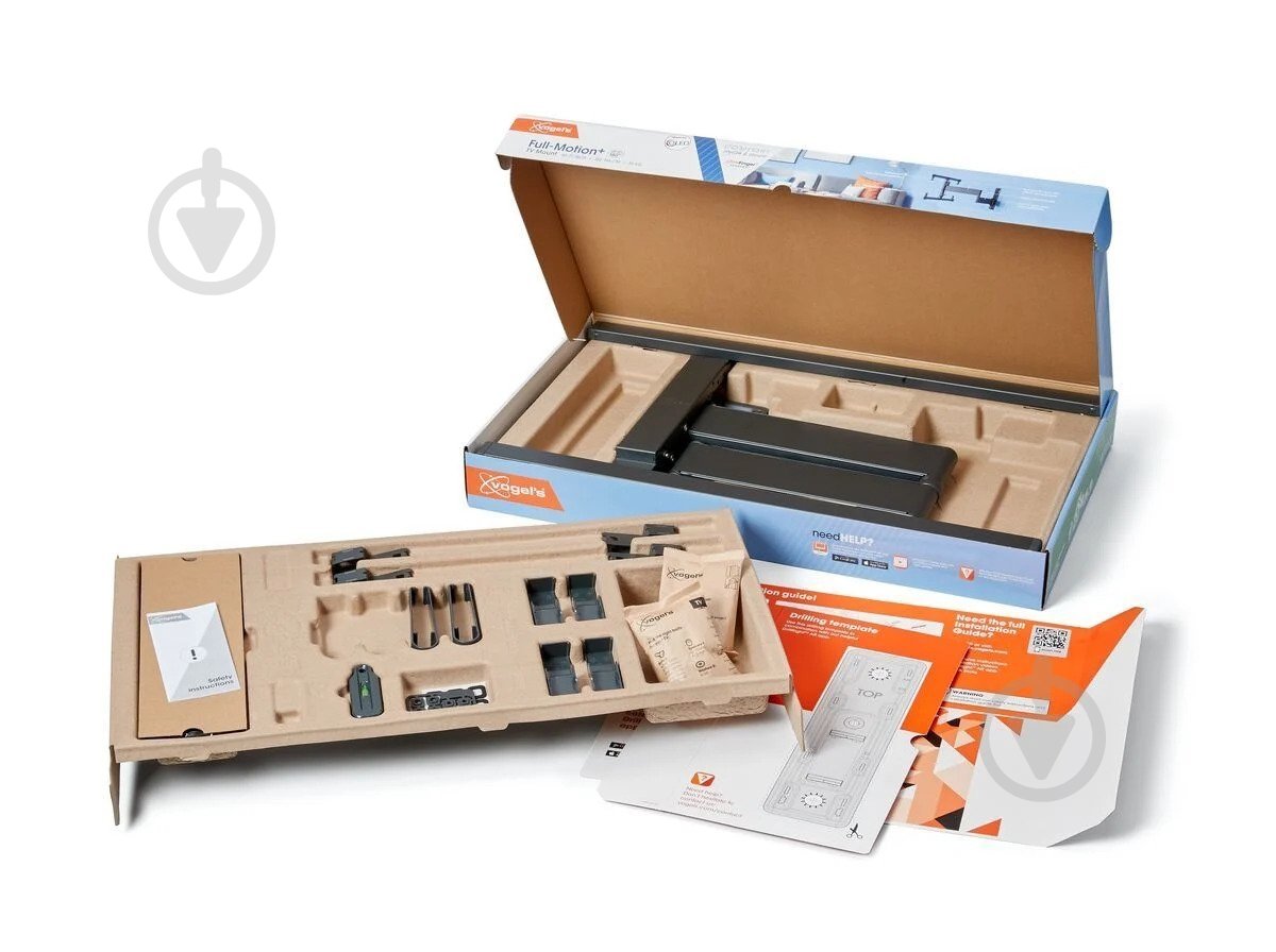 Кронштейн Vogels TVM 3663 OLED поворотно-похилі 40"-77" чорний - фото 6