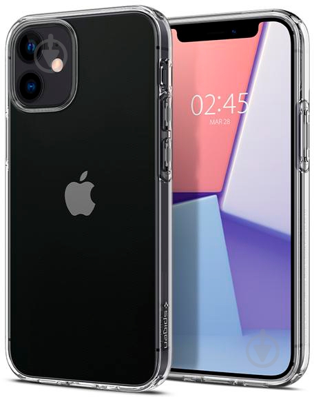 Чехол Spigen Crystal Flex Crystal Clear для Apple iPhone 12 Mini - фото 2