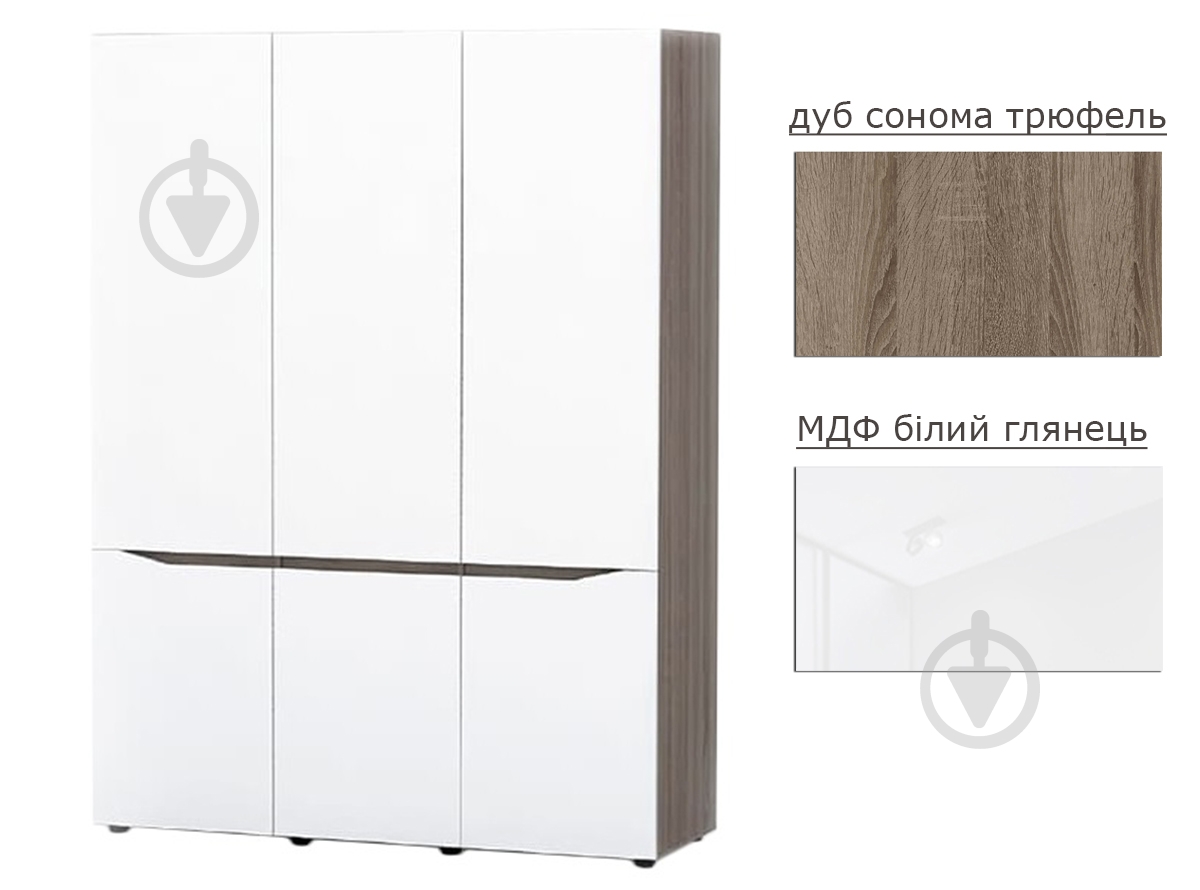 Шкаф MatroLuxe Beverly дуб сонома трюфель - фото 2 Шкаф MatroLuxe Beverly дуб сонома трюфель - фото 2