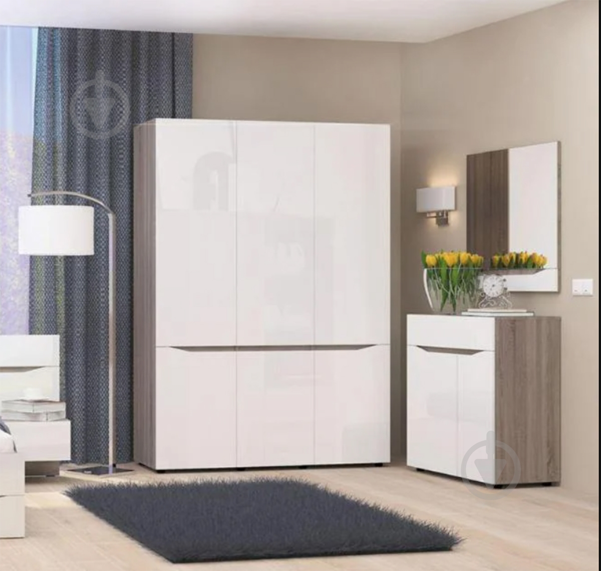 Шкаф MatroLuxe Beverly дуб сонома трюфель - фото 4 Шкаф MatroLuxe Beverly дуб сонома трюфель - фото 4