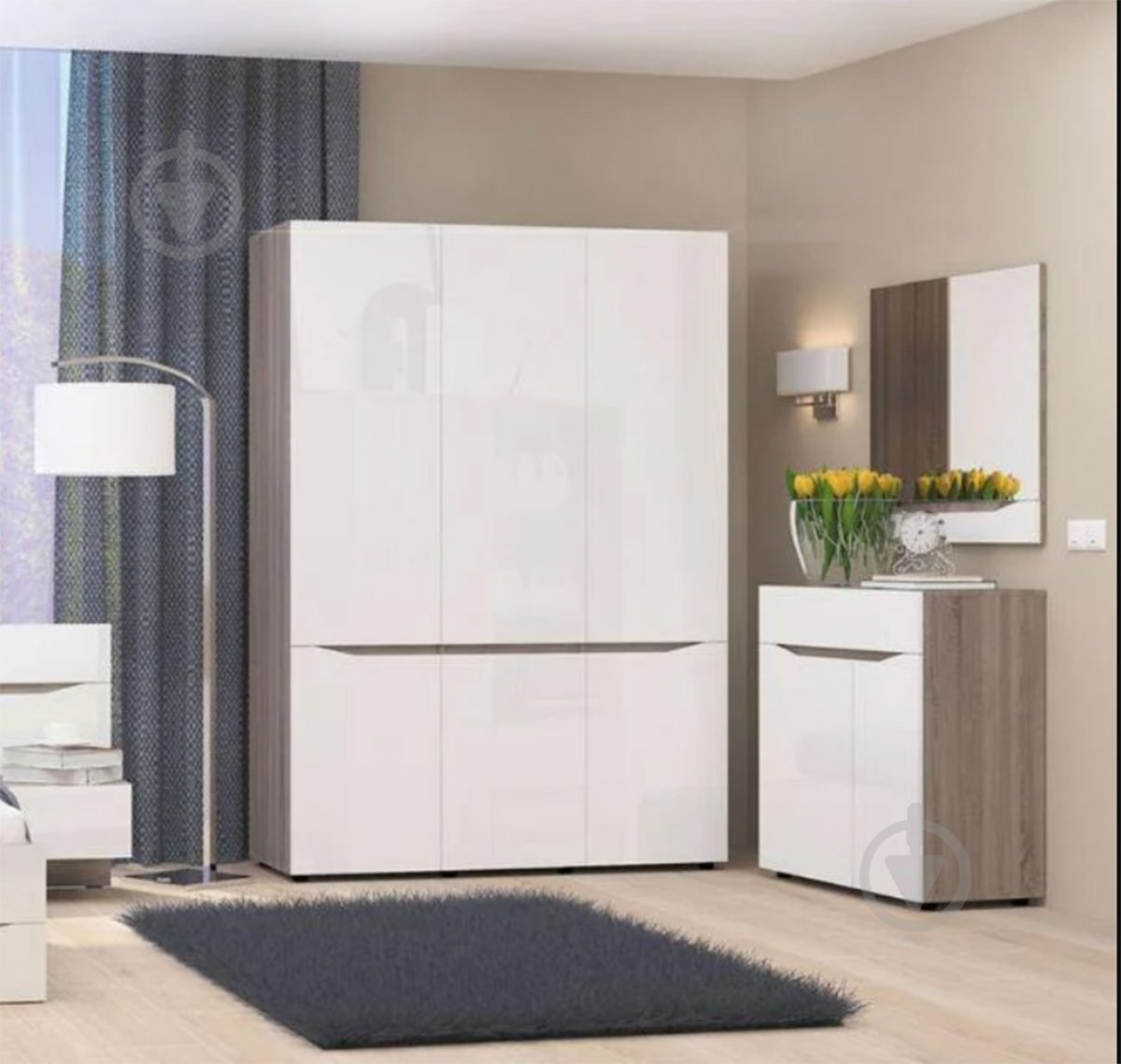 Шкаф MatroLuxe Beverly дуб сонома трюфель - фото 5 Шкаф MatroLuxe Beverly дуб сонома трюфель - фото 5