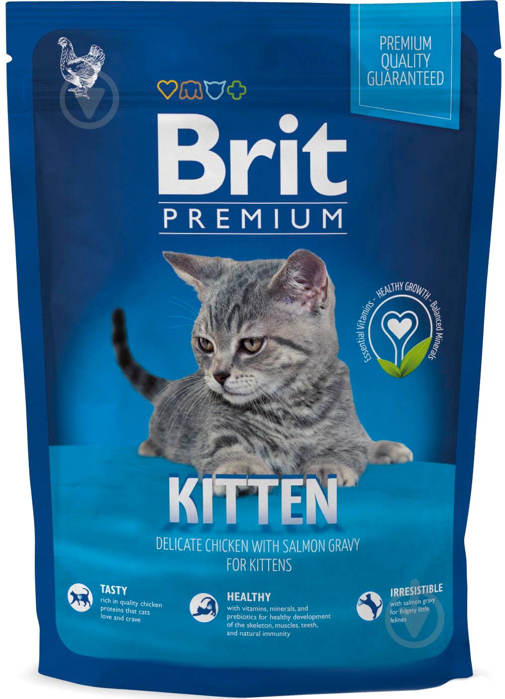 Корм Brit Premium Adult Kitten курица 300 г - фото 1