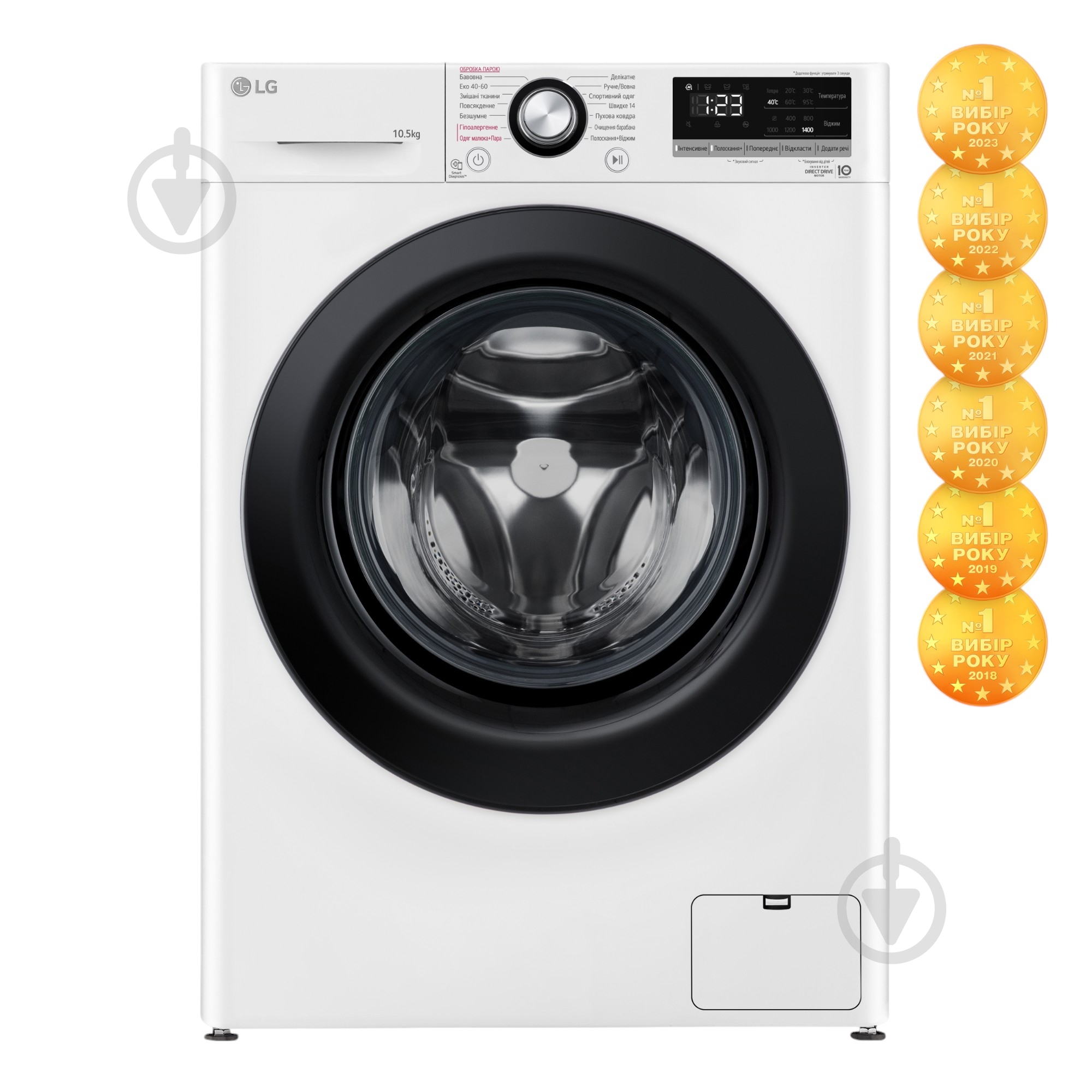 Стиральная машина LG F4V3RS6WW - фото 2