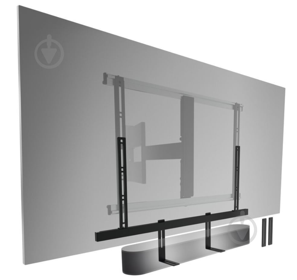 Кронштейн Vogels 3550 Sound Bar Mount фіксовані чорний - фото 7 Кронштейн Vogels 3550 Sound Bar Mount фіксовані чорний - фото 7