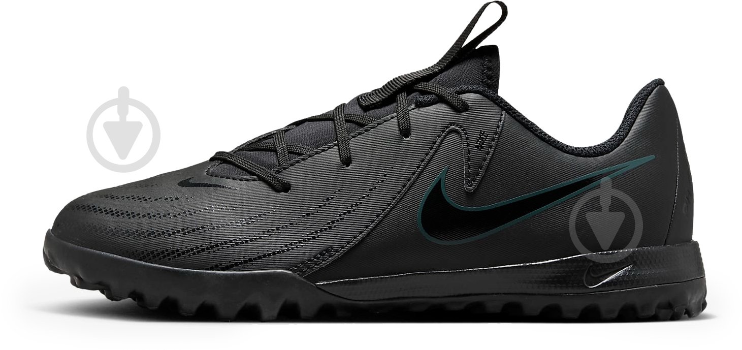 Cороконіжки Nike JR PHANTOGX II ACADEMY TF FJ2608-002 р.38,5 чорний - фото 1 Cороконіжки Nike JR PHANTOGX II ACADEMY TF FJ2608-002 р.38,5 чорний - фото 1